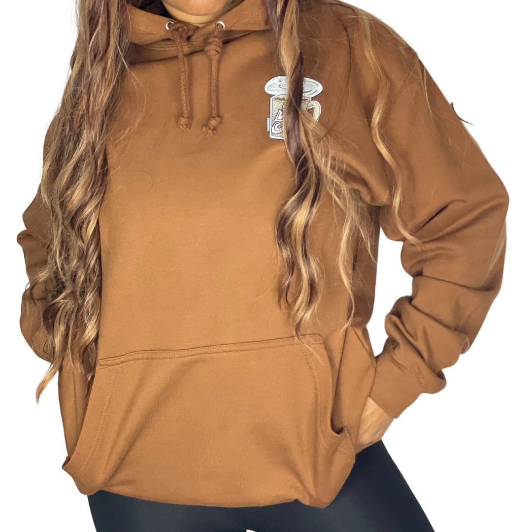 I Llove Coffee Mug Brown hoody