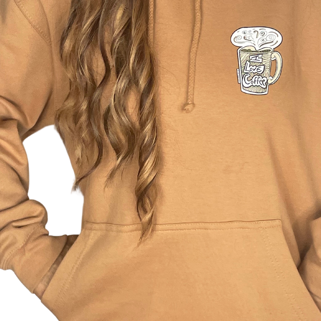 I Llove Coffee Mug Bronze hoody