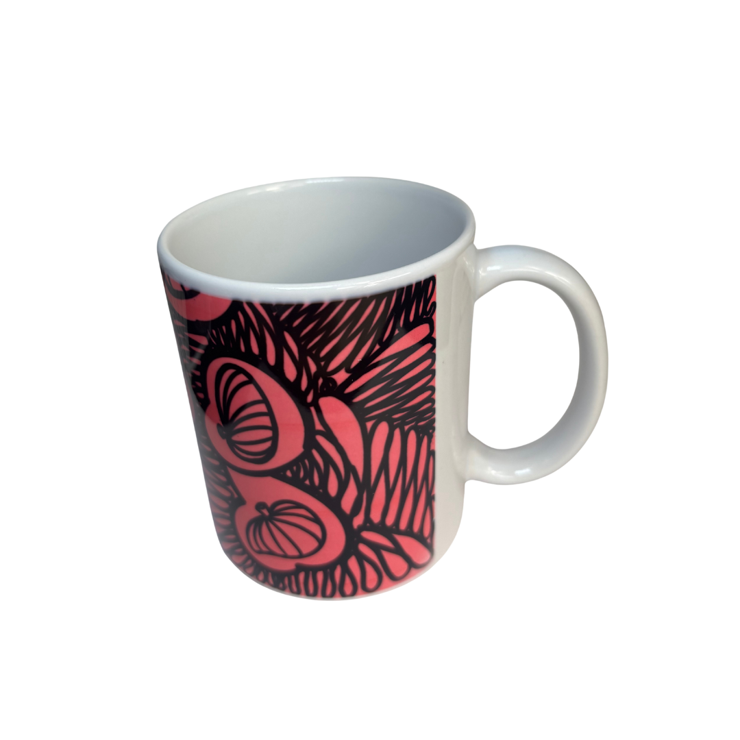 What's the tea? pumpkin mug pink