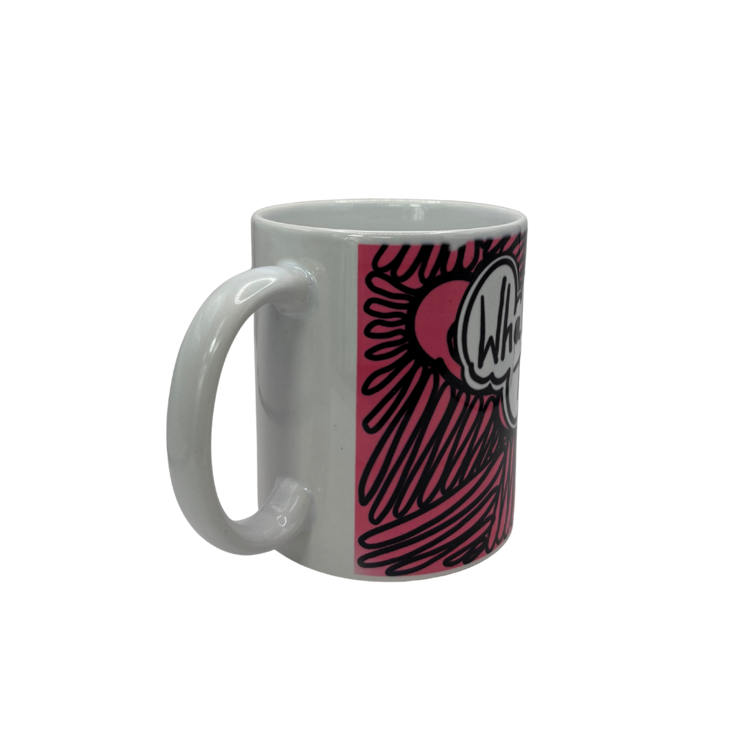 Whats the Coffee? Pumpkin mug pink