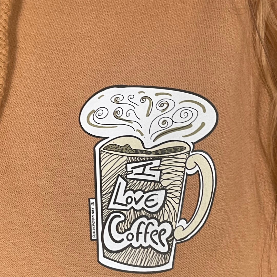 I Llove Coffee Mug Bronze hoody