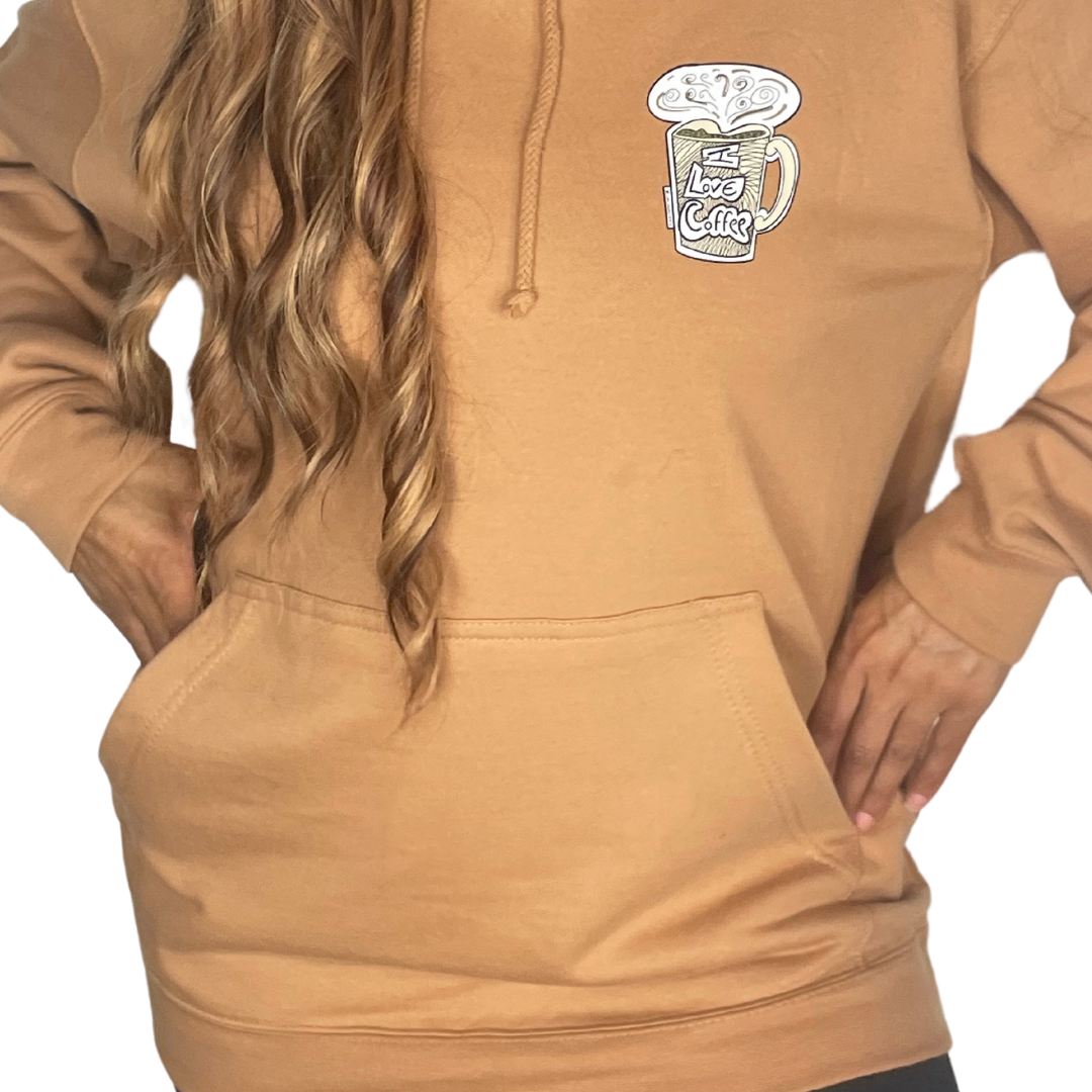 I Llove Coffee Mug Bronze hoody