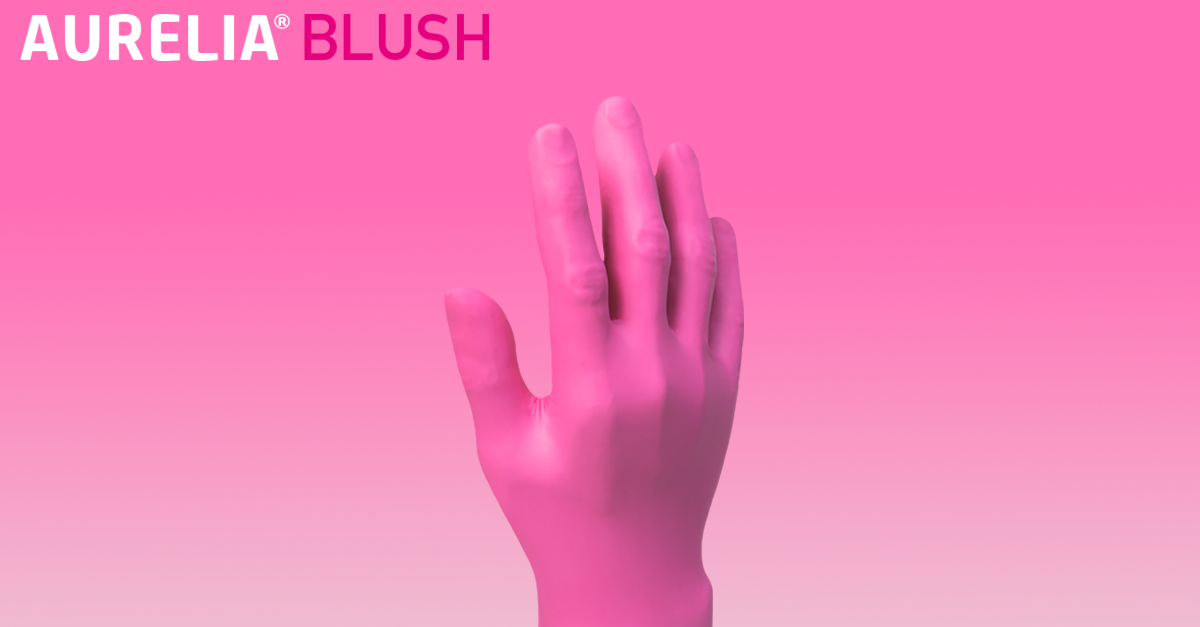 Pink Nitrile Gloves