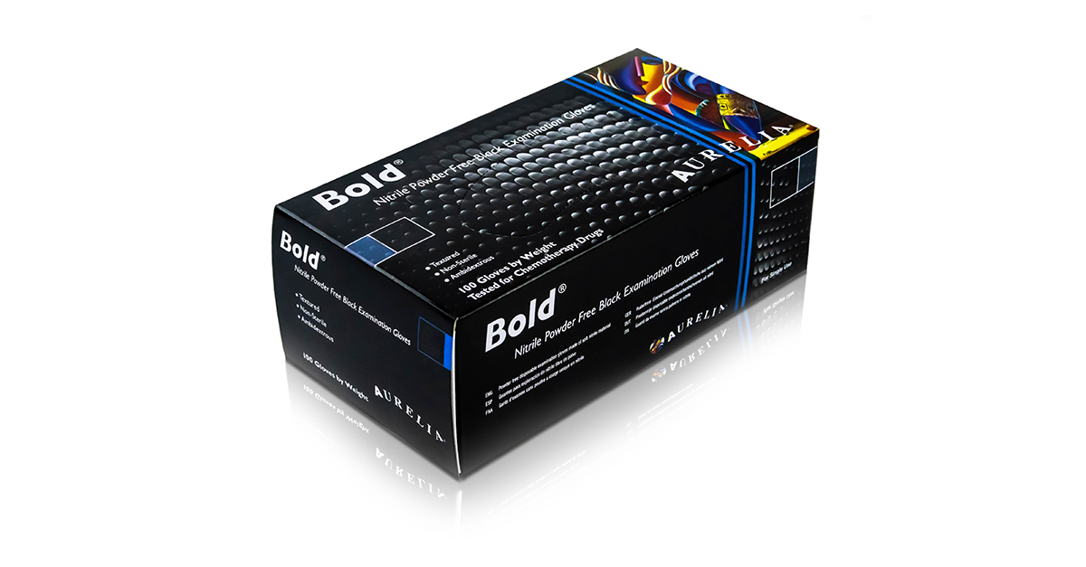 Black Nitrile Gloves