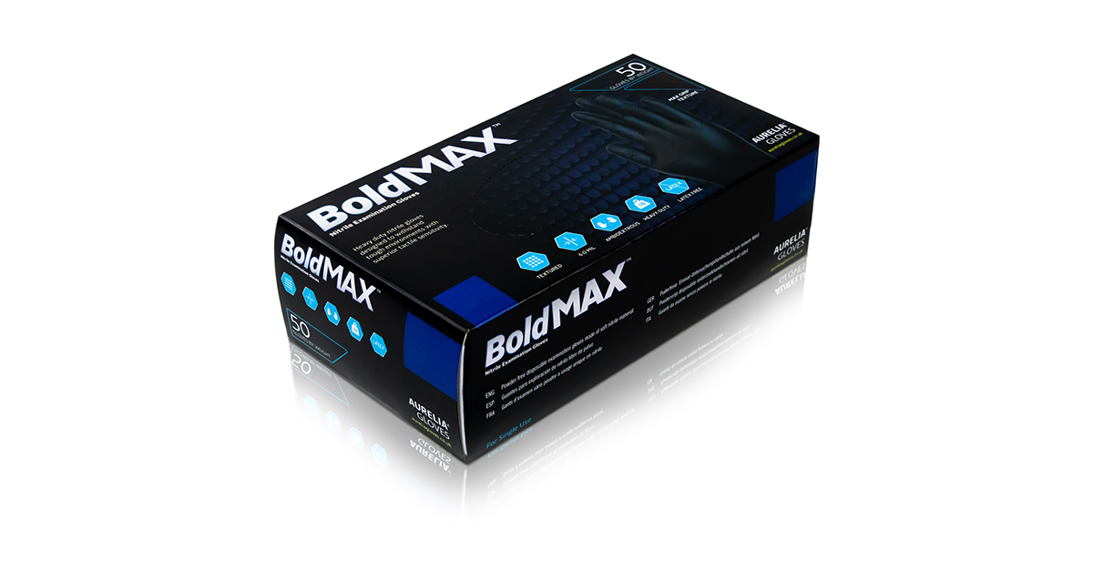 Black Nitrile Bold Gloves