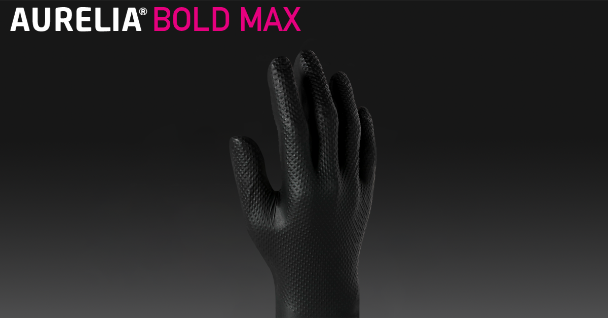 Black Nitrile Bold Gloves