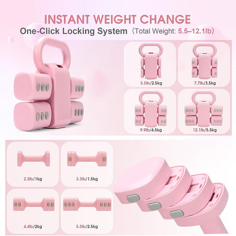 Pretty 2-1 Adjustable weights