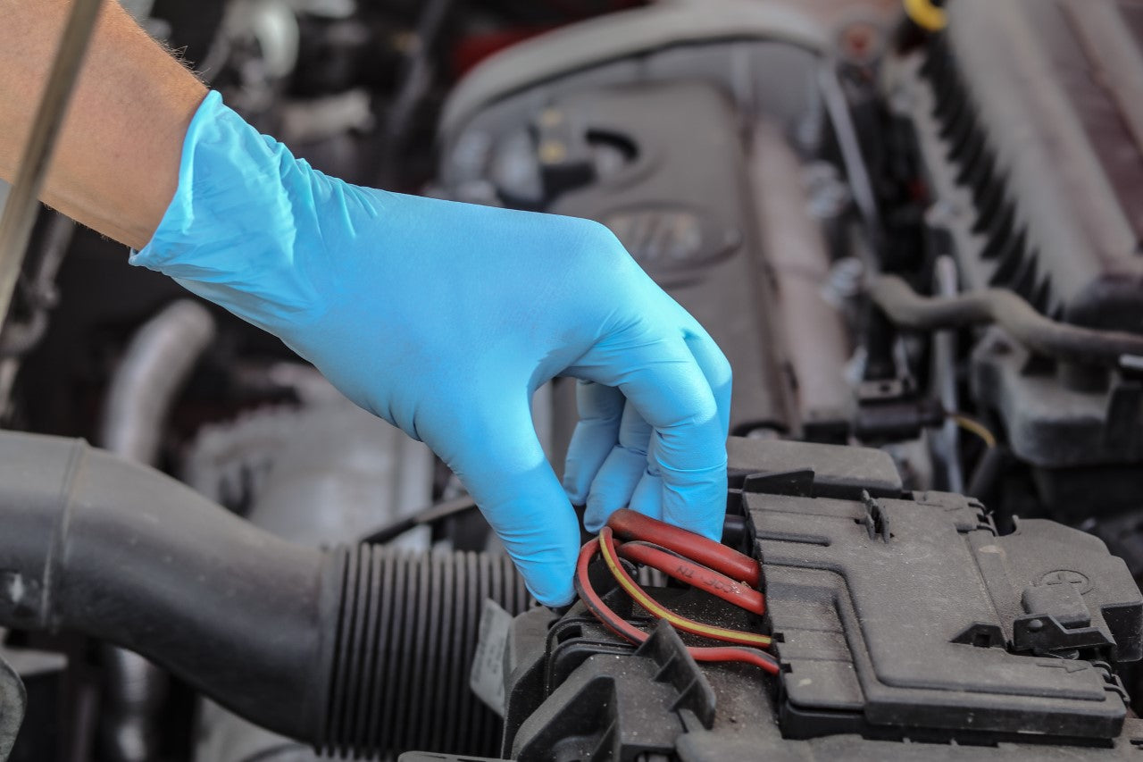 Blue Nitrile gloves