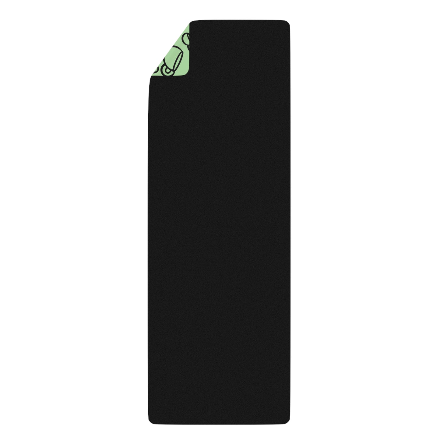 Morning Coffee Then Yoga Rubber Yoga Mat — Non-Slip Exercise Mat for Yogis