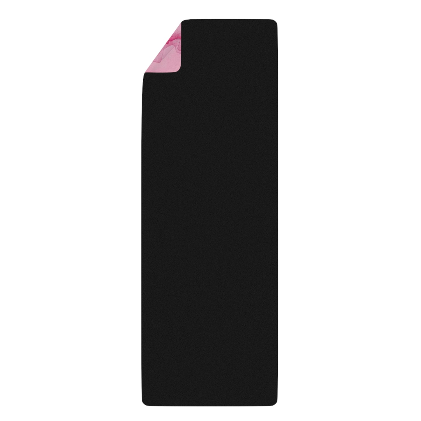 Pink Marble Rubber Yoga Mat — Non-Slip Exercise Mat