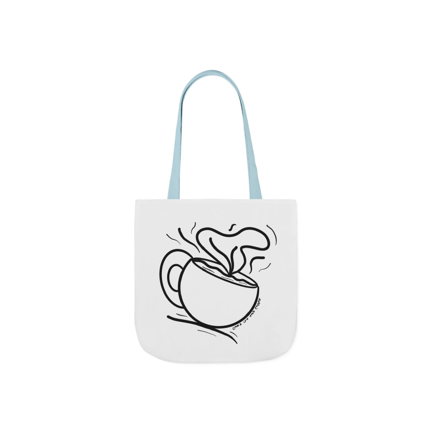 Steaming Tea Cup tote bag | Canvas Tote