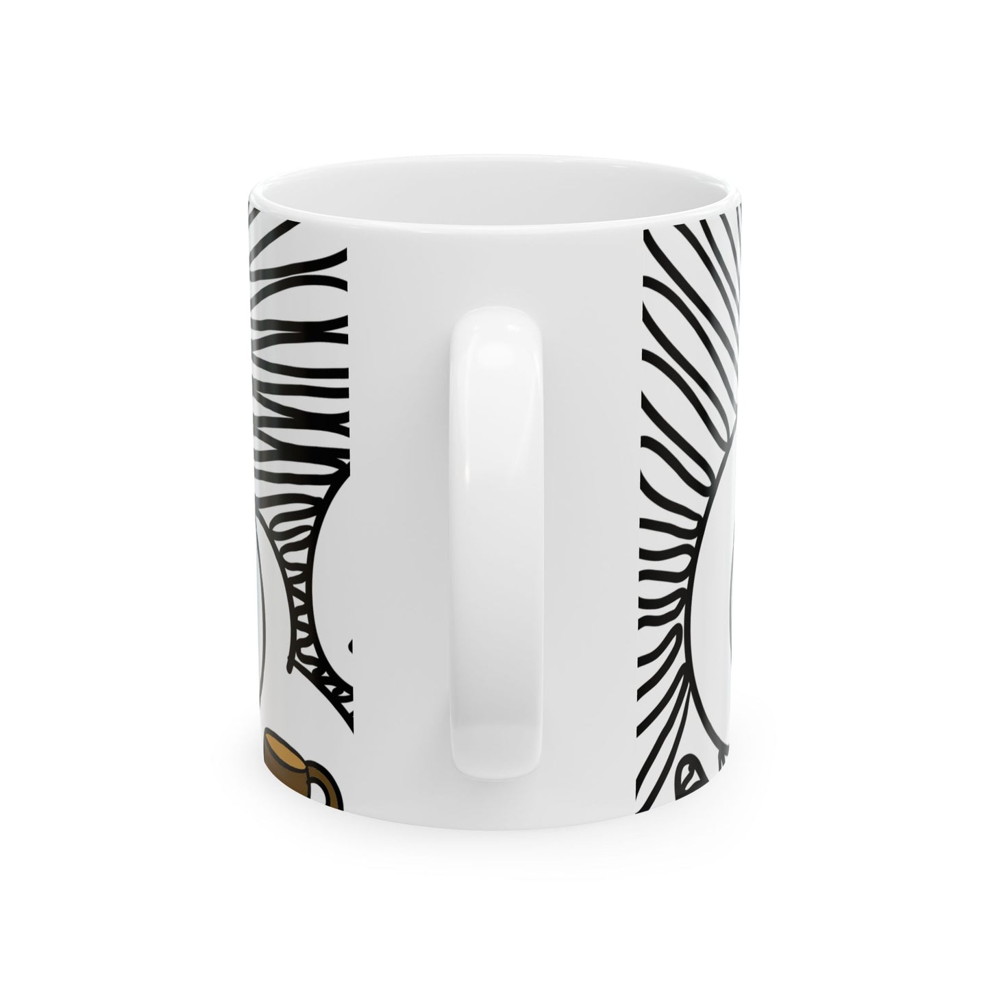 Coffee Cups and Cozy Clouds Mug | Ceramic Coffee Mug