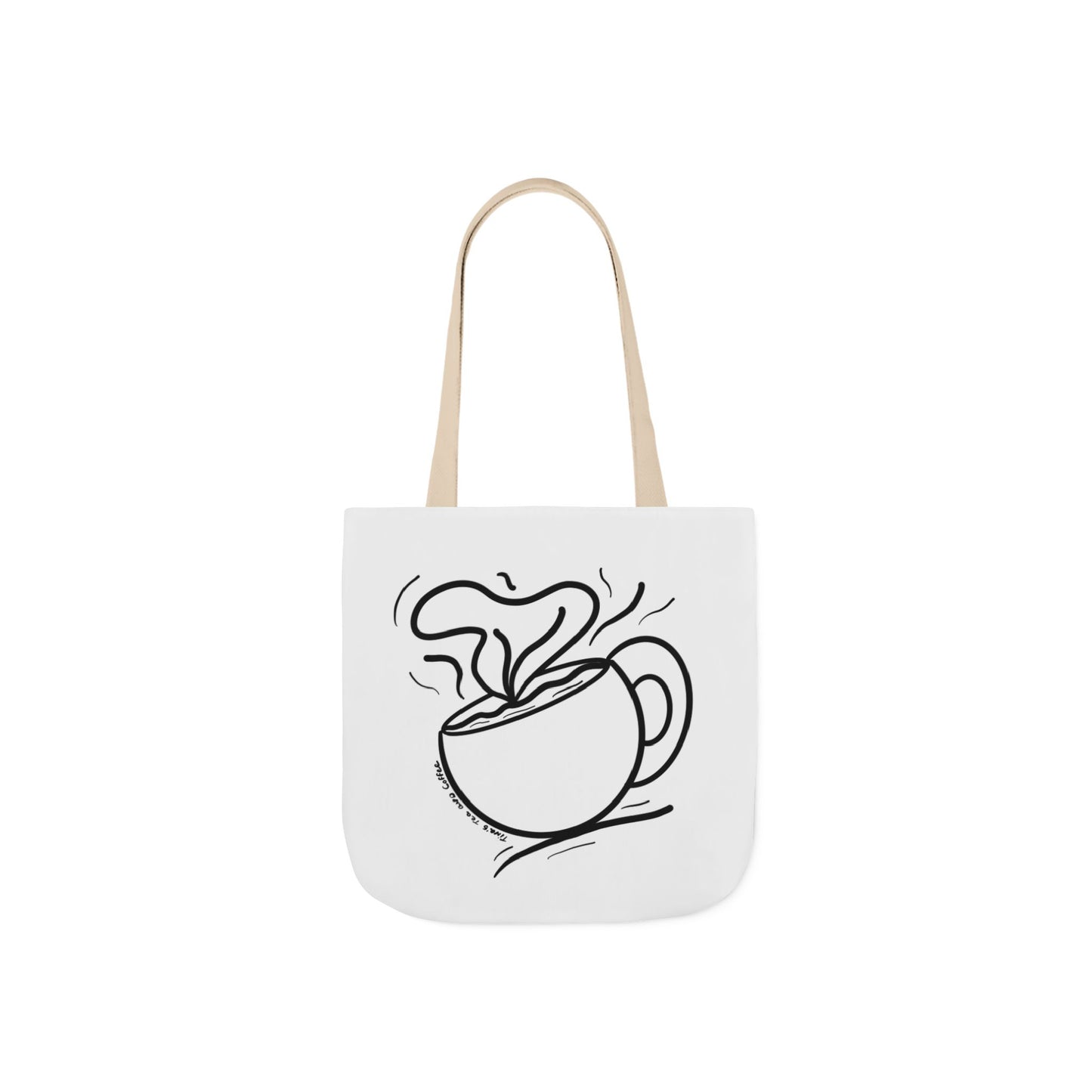 Steaming Tea Cup tote bag | Canvas Tote
