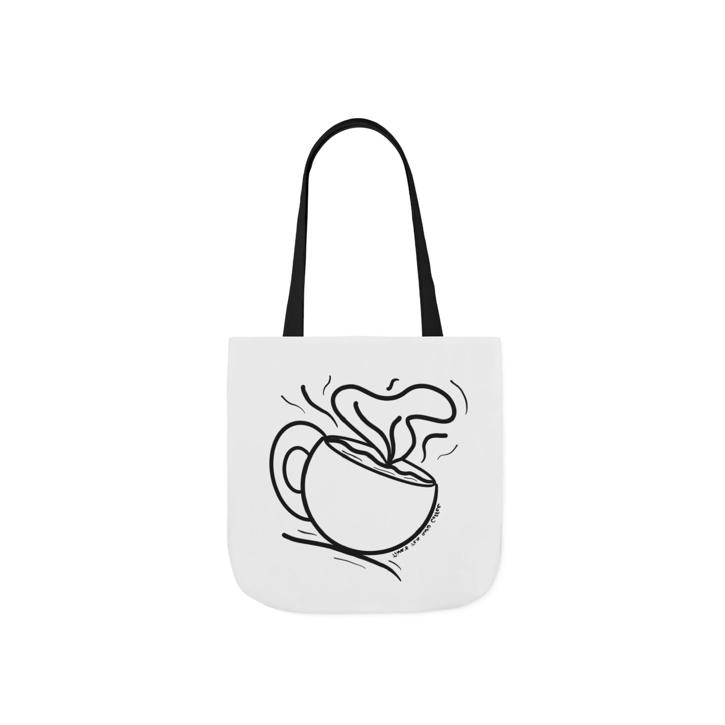 Steaming Tea Cup tote bag | Canvas Tote