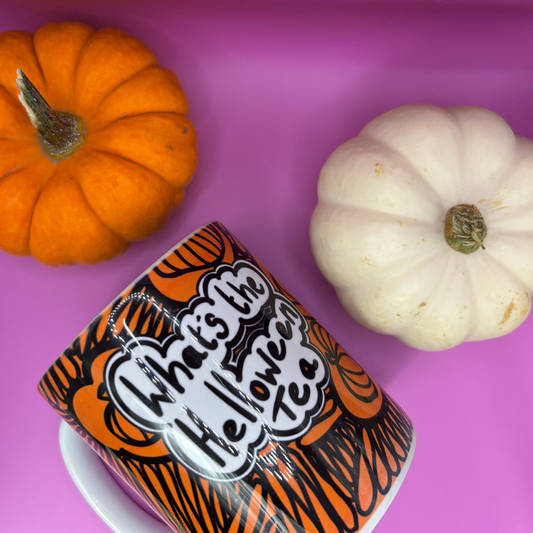 What’s the Helloween Tea? – Halloween Mug Orange