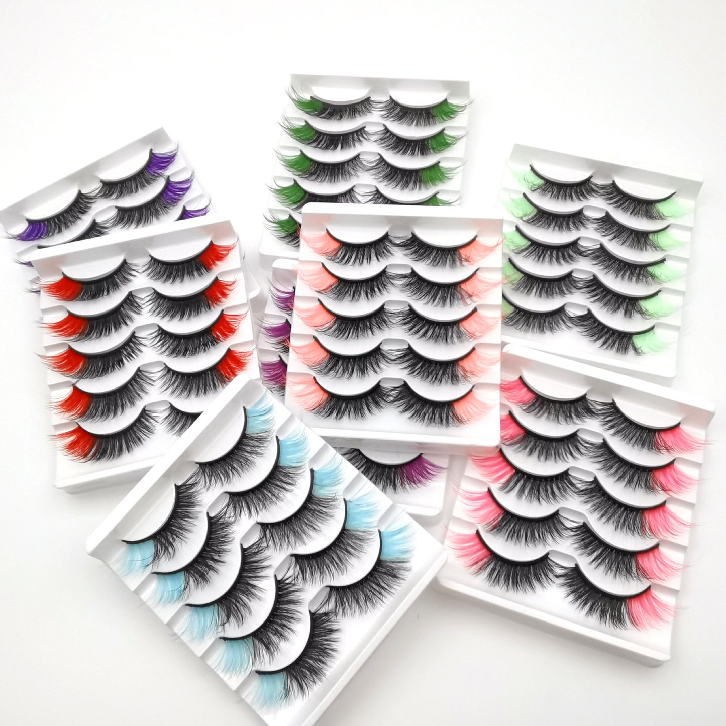 Colour Gradient False Eyelashes