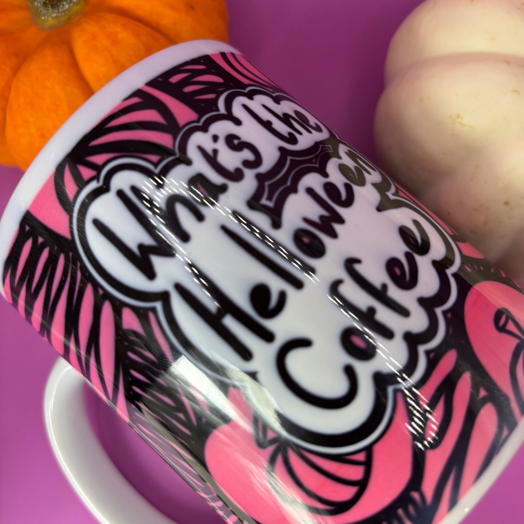 What’s the Helloween Coffee? – Halloween Mug pink