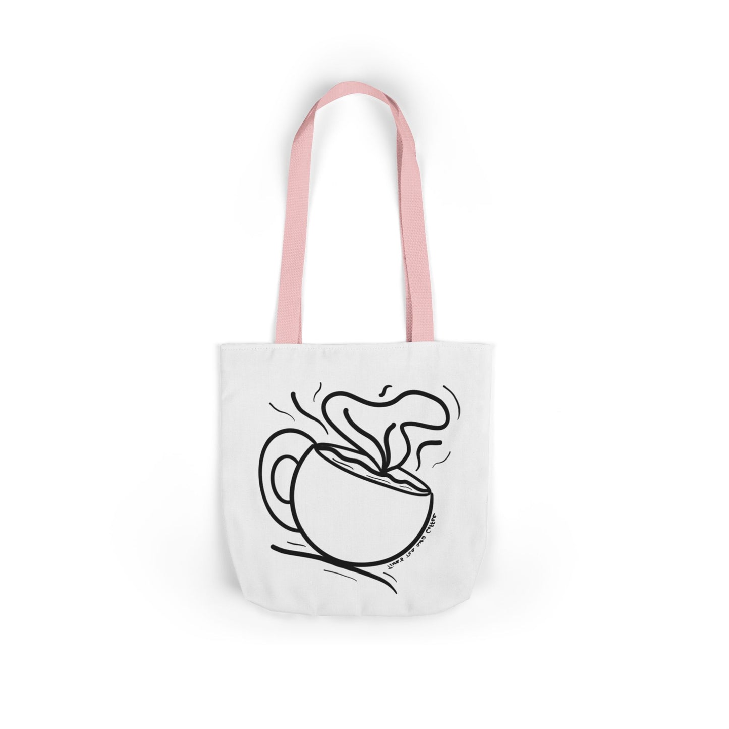 Steaming Tea Cup tote bag | Canvas Tote