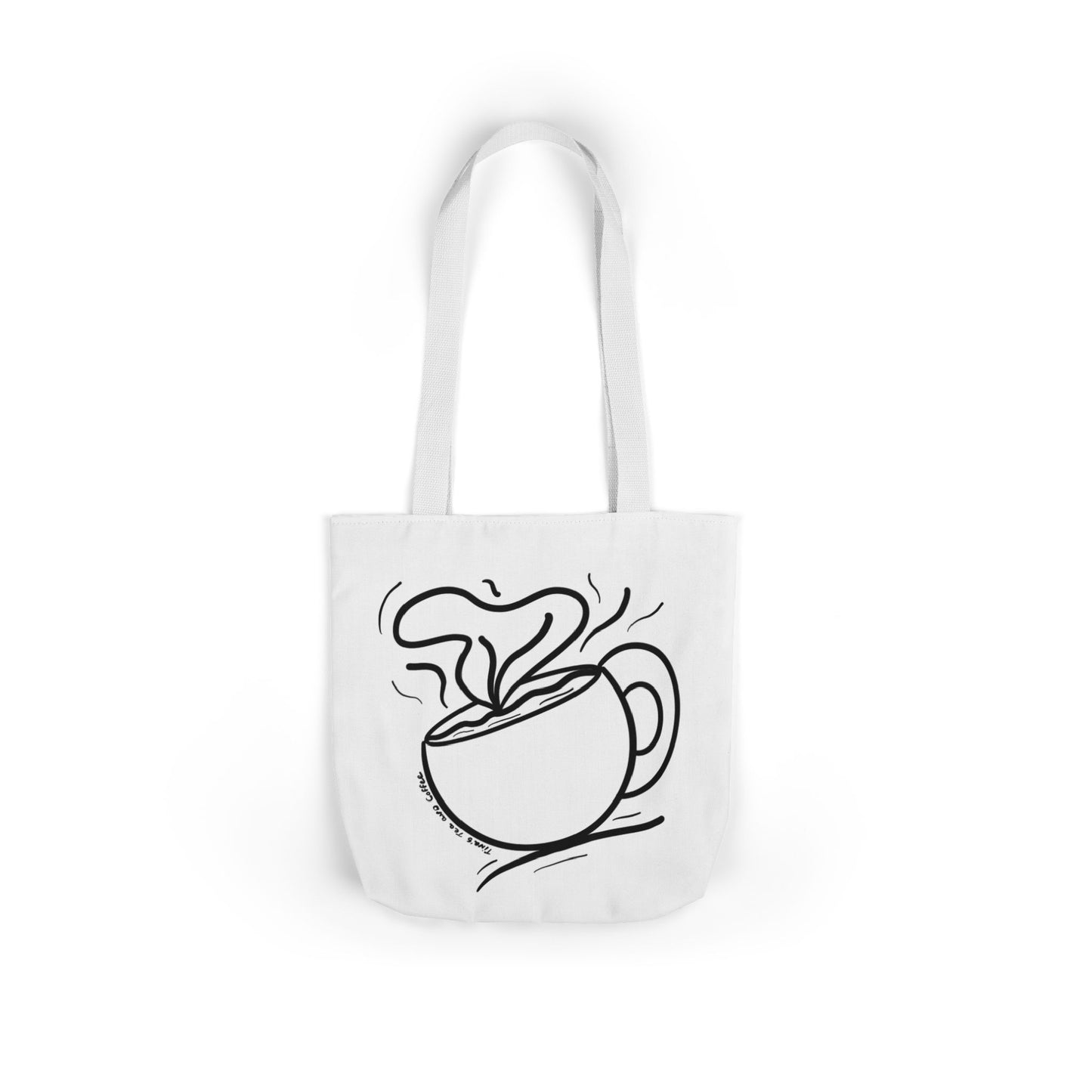 Steaming Tea Cup tote bag | Canvas Tote