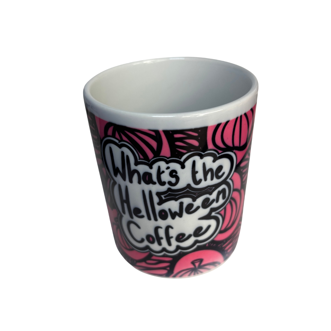 What’s the Helloween Coffee? – Halloween Mug pink
