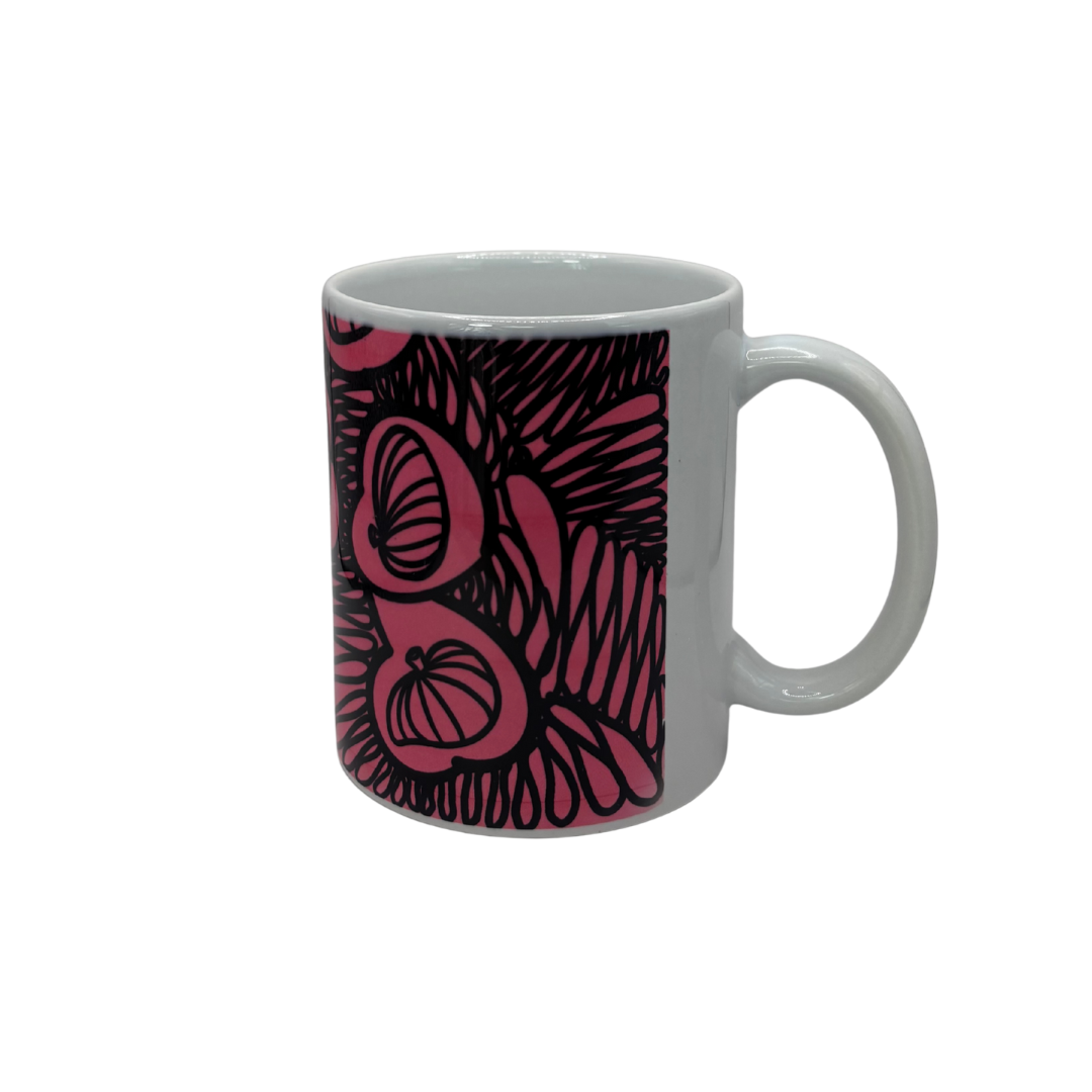 Whats the Coffee? Pumpkin mug pink