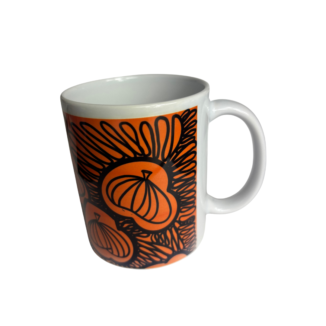 Whats the coffee Pumpkin mug Orange