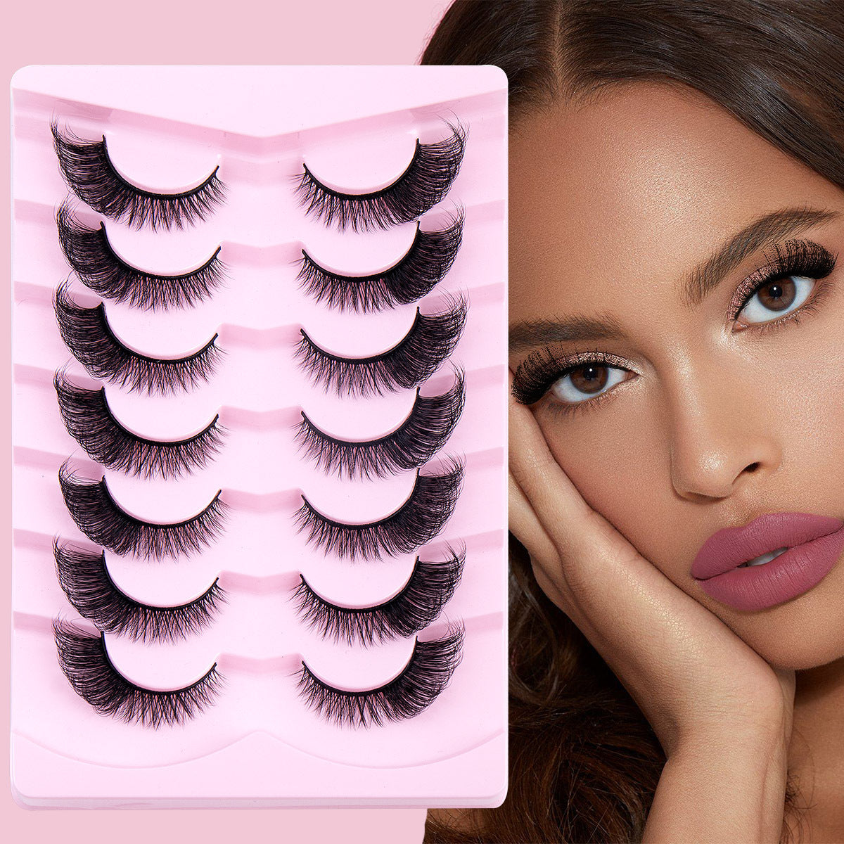 7 Pairs Flying Fox False Eyelashes
