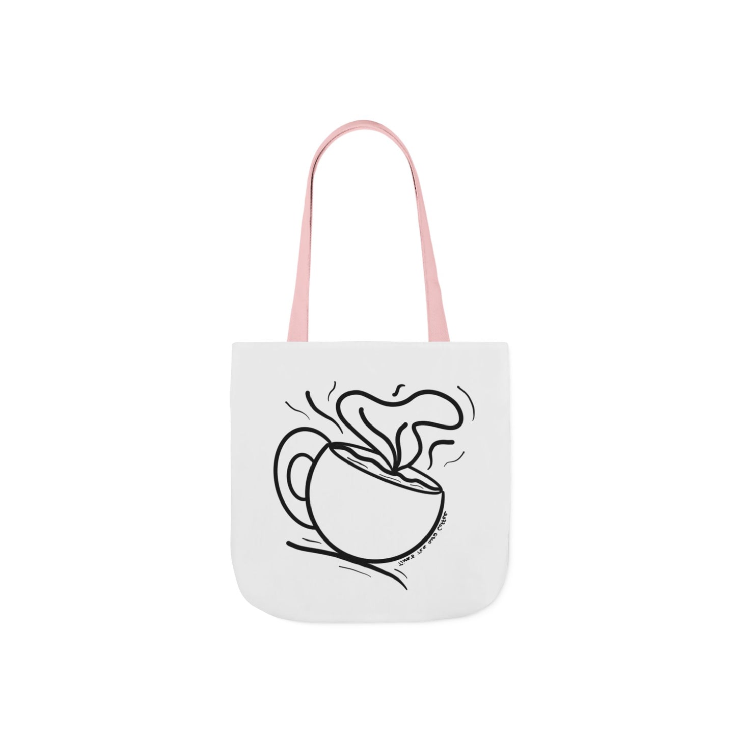 Steaming Tea Cup tote bag | Canvas Tote