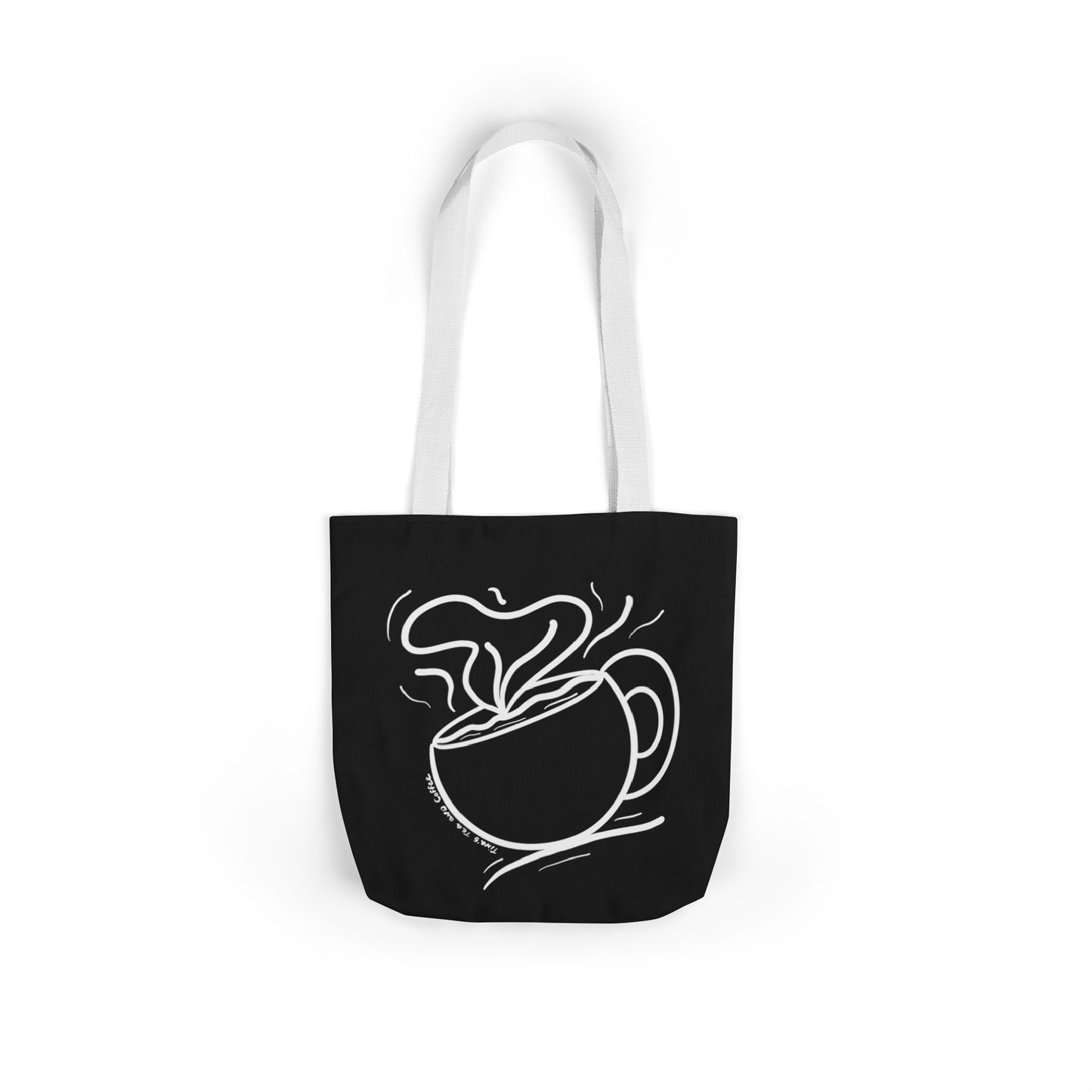 Steaming Tea Cup tote bag | Canvas Tote