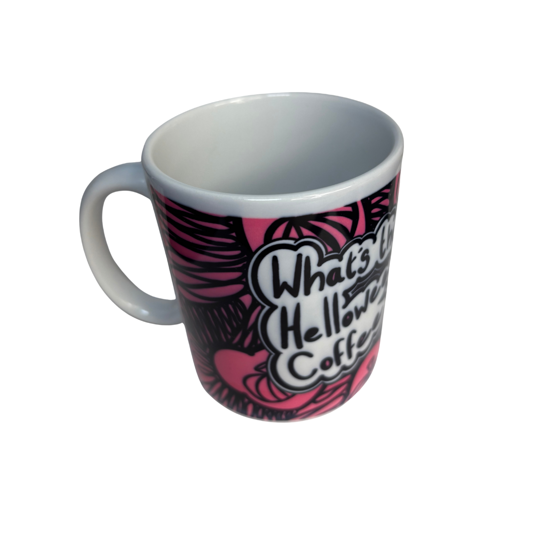 What’s the Helloween Coffee? – Halloween Mug pink