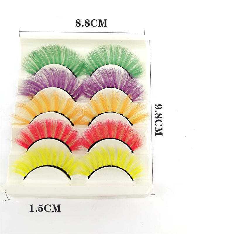 Colour Gradient False Eyelashes