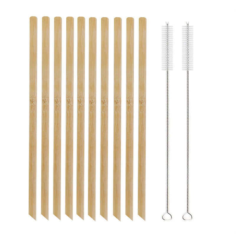 Pretty Natural Bamboo Straw - set of 10