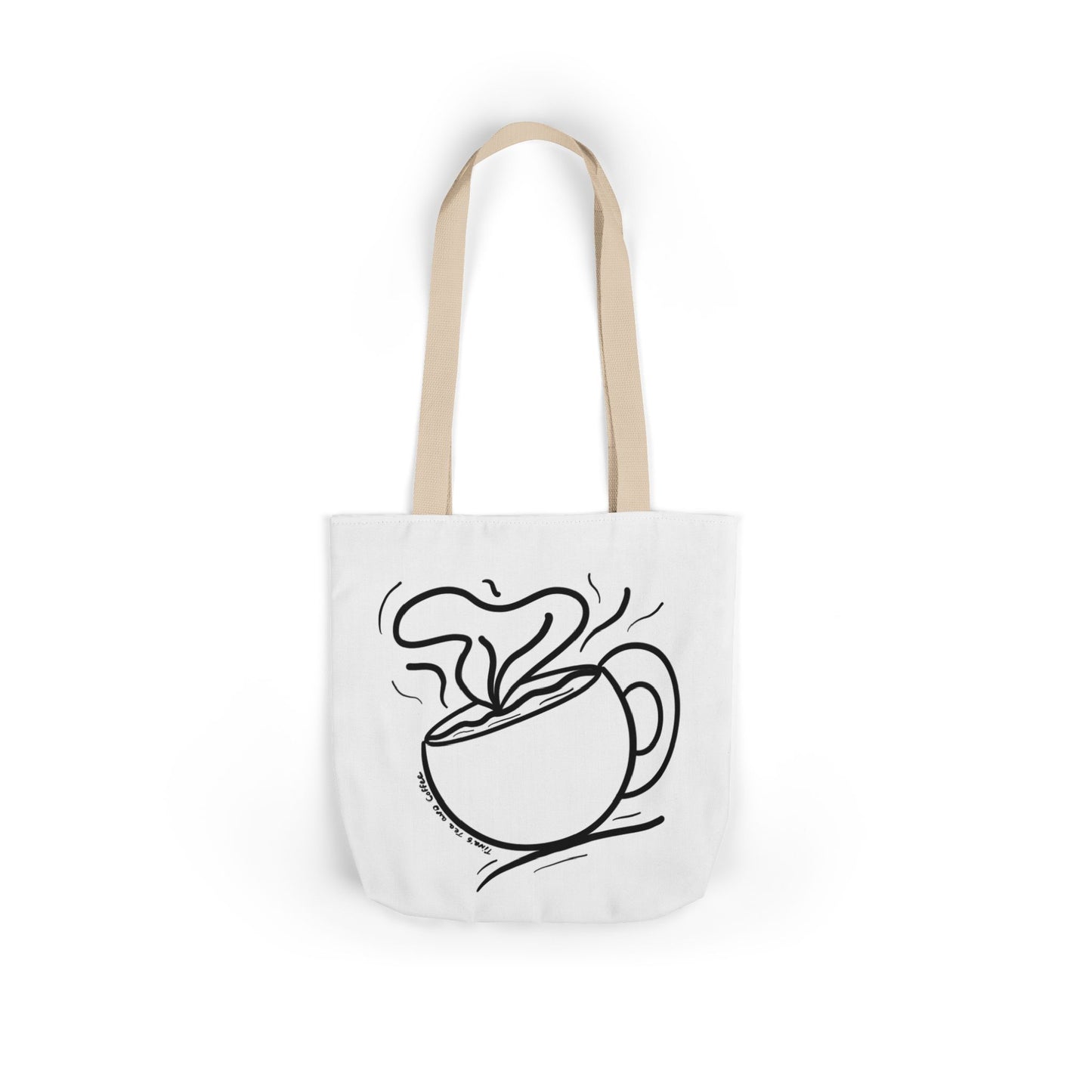 Steaming Tea Cup tote bag | Canvas Tote