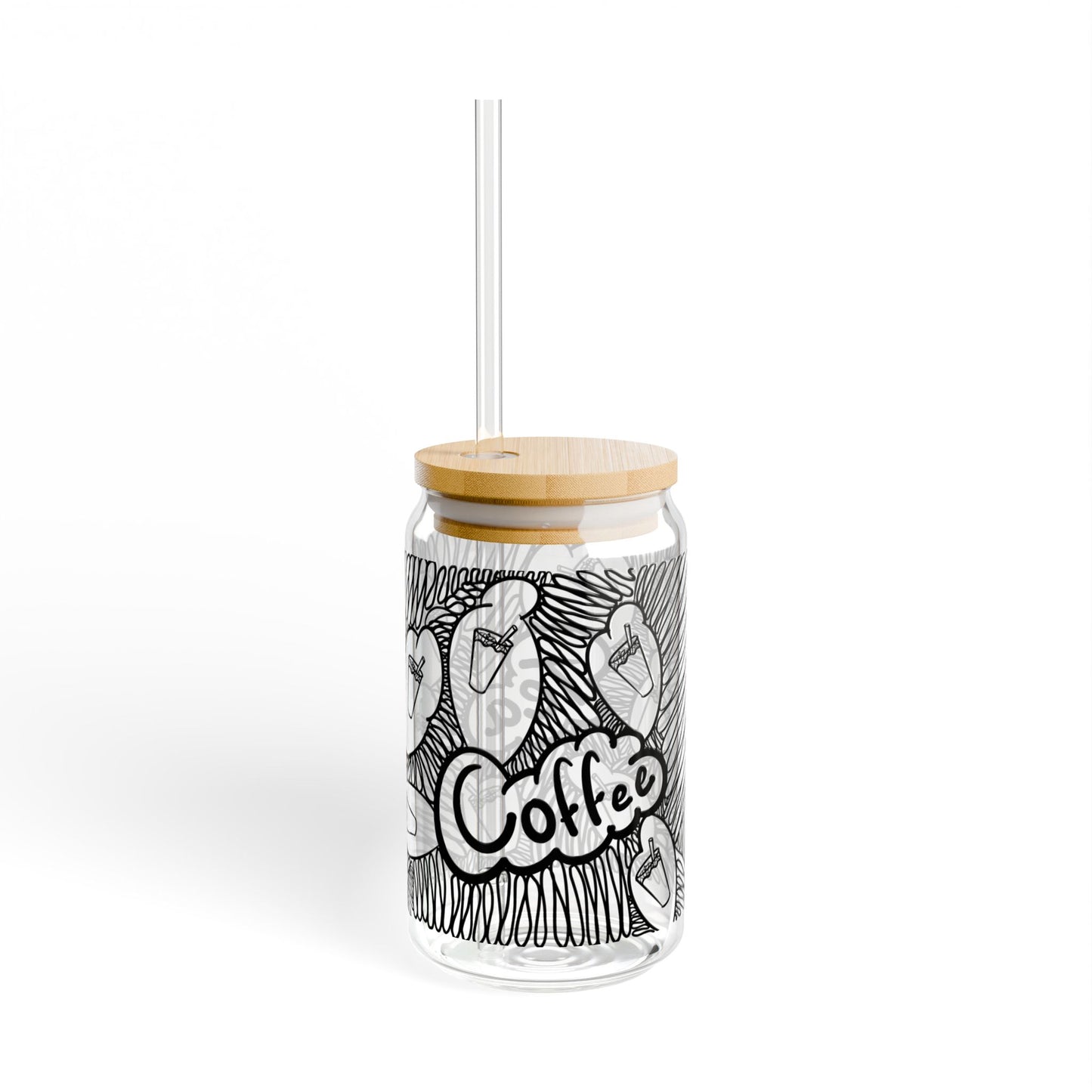 Tina's Tea and Coffee 16oz Reusable Tumbler with Straw