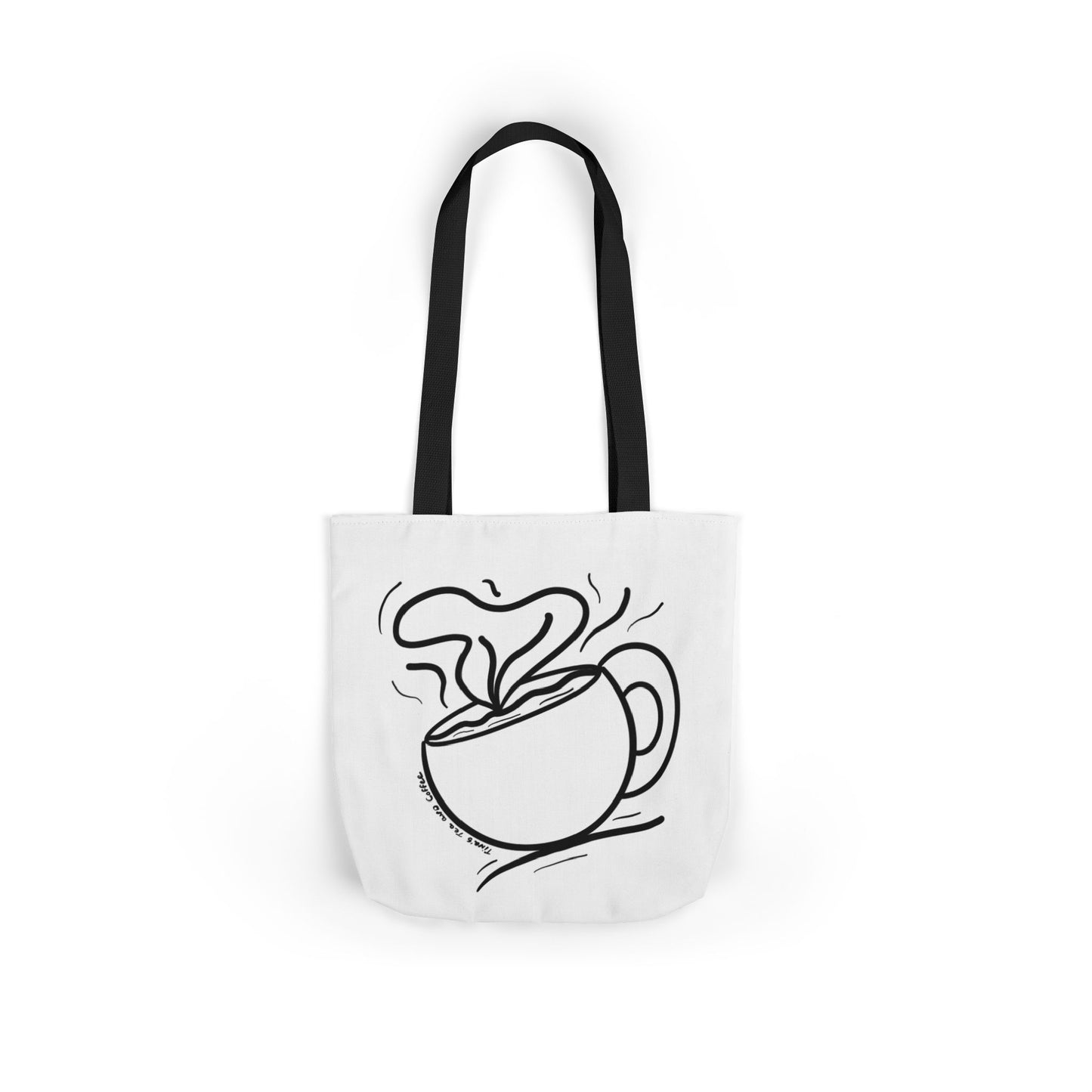 Steaming Tea Cup tote bag | Canvas Tote