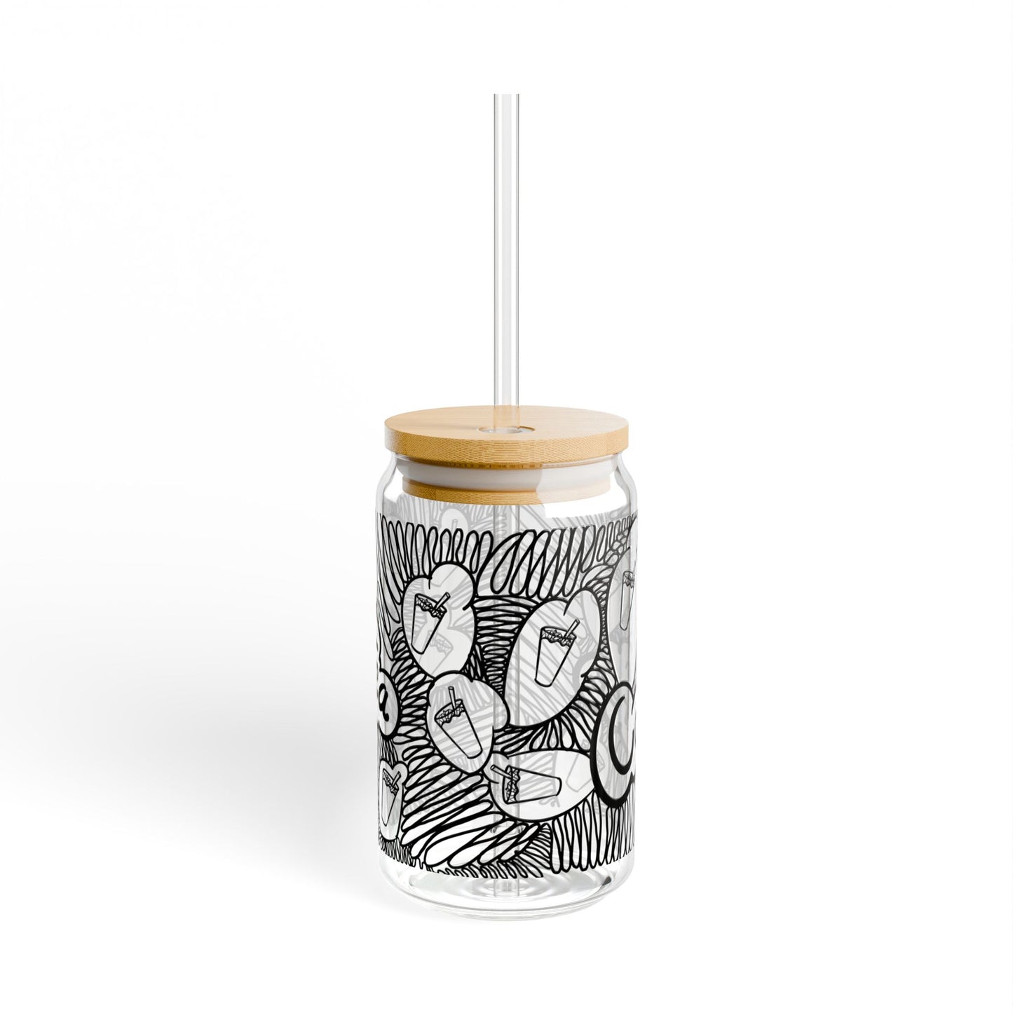 Tina's Tea and Coffee 16oz Reusable Tumbler with Straw
