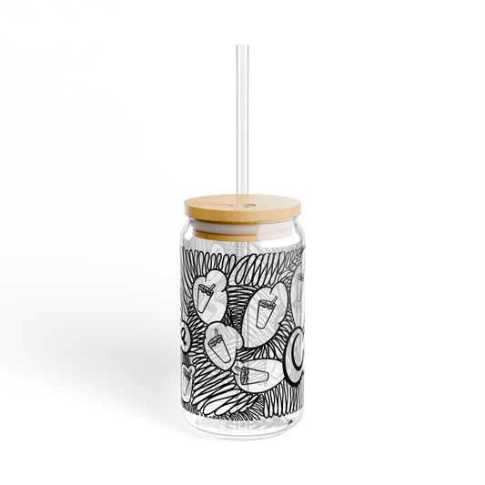 Tina's Tea and Coffee 16oz Reusable Tumbler with Straw