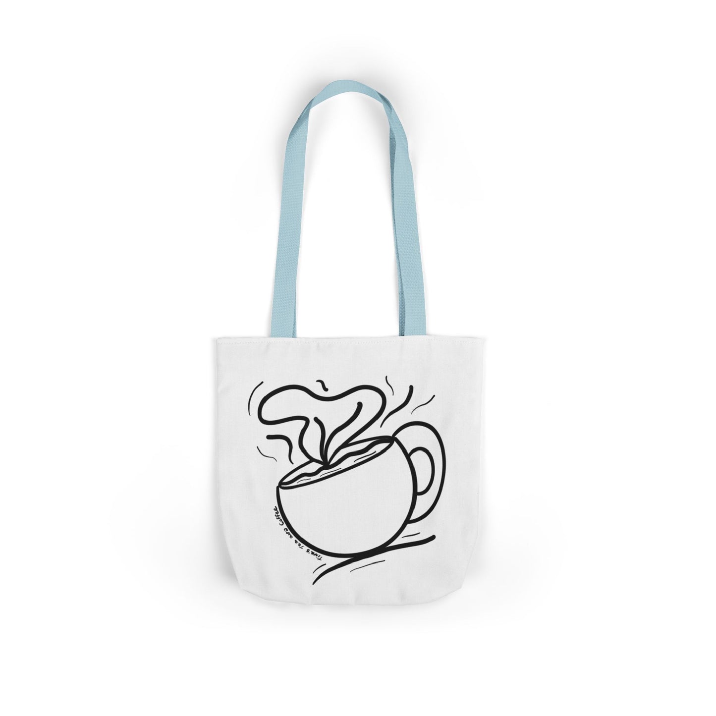 Steaming Tea Cup tote bag | Canvas Tote