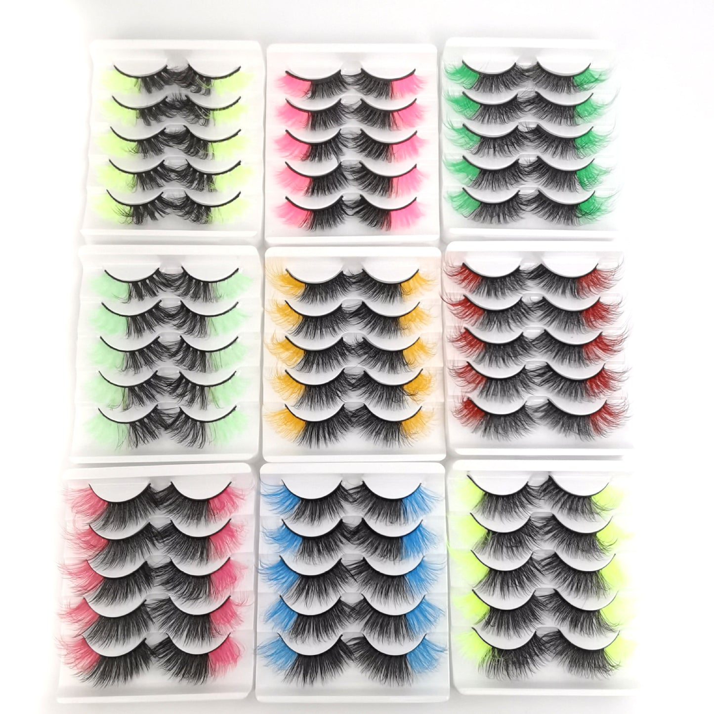 Colour Gradient False Eyelashes