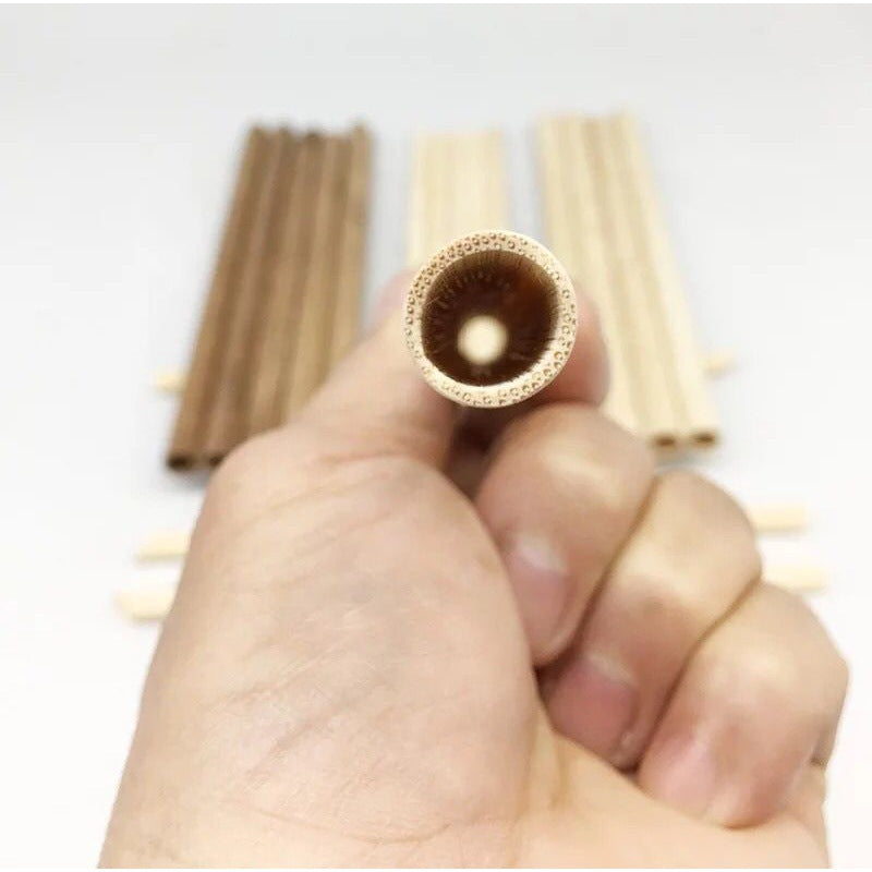 Pretty Natural Bamboo Straw - set of 10